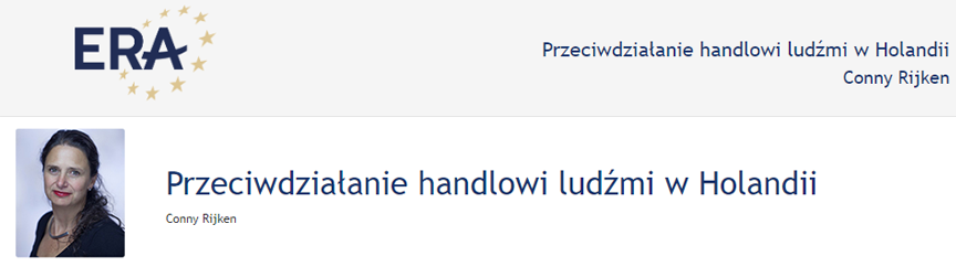 Conny Rijken: The Dutch approach to countering demand for trafficking in human beings