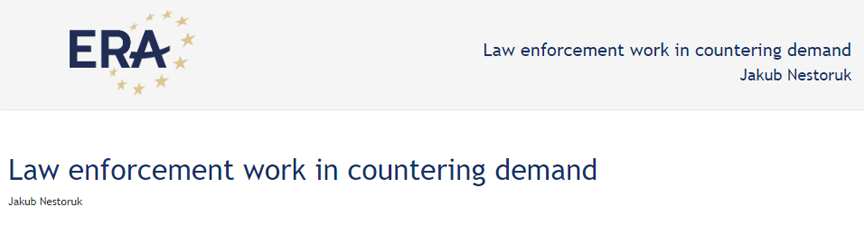 Jakub Nestoruk: Rola organów ścigania w przeciwdziałaniu handlu ludźmi